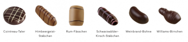 Lauensteiner Schnapskästchen flüssig gefüllt  Dieses Buchenholz-Schatzkästchen beinhaltet hochprozentige Köstlichkeiten 300g