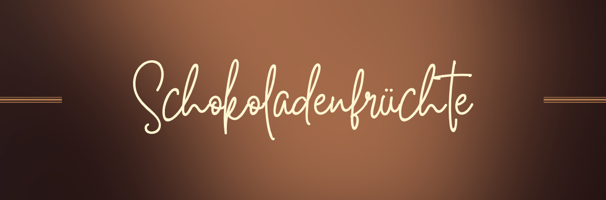 Früchte in Schokolade