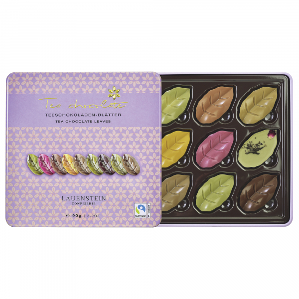 Produktbild Schokoladen-Teeblätter, EH Chocoladen, handgefertigt