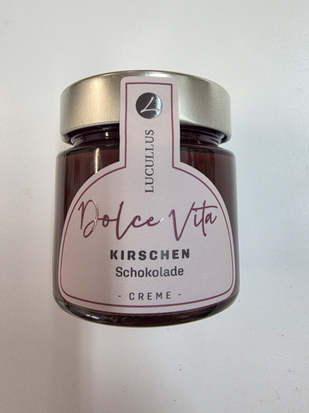 Kirsch Creme mit  Schokolade
