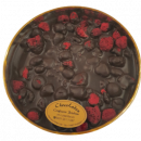 Goldbox dunkle 50% Schokolade mit ganzen Himbeeren getrocknet 200 g