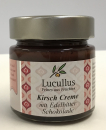 Kirsch Creme mit dunkler Schokolade